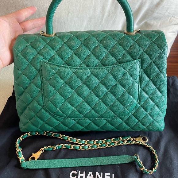 💚 ✨ Gorgeous  Chanel Coco Handle✨💚 - Picture 13 of 14